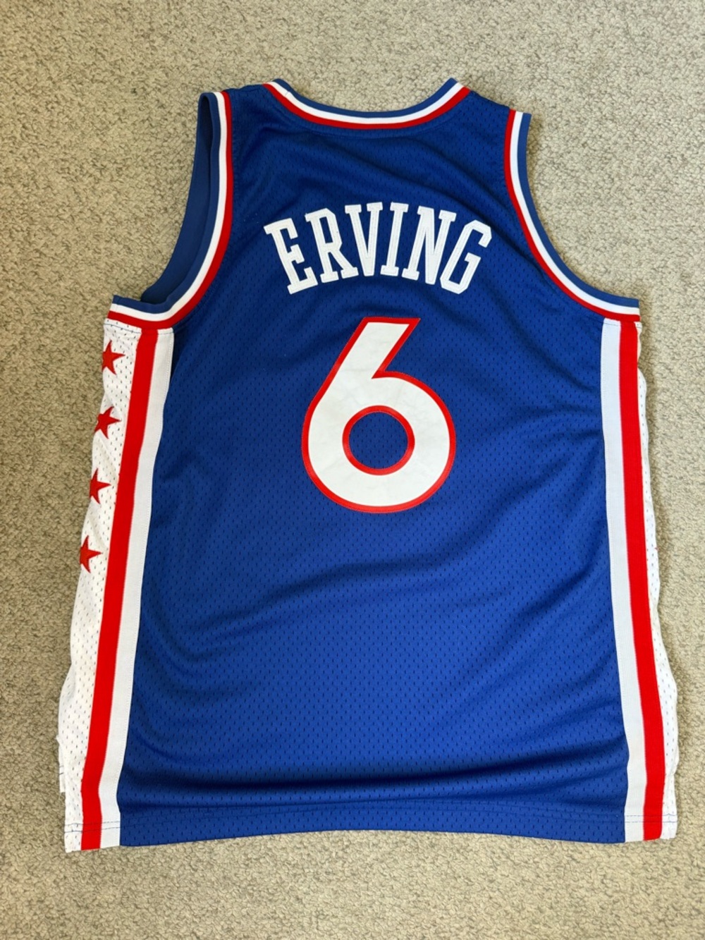 Hardwood Classics Philadelphia Sixers Julius Erving #6 Jersey - Men’s M - Picture 2 of 2